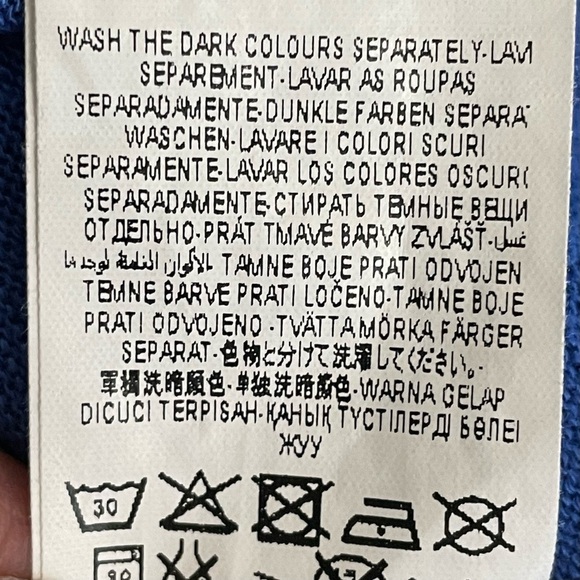 Desigual | White Blue Floral Mixed Media Short Sleeve Top - Picture 10 of 11